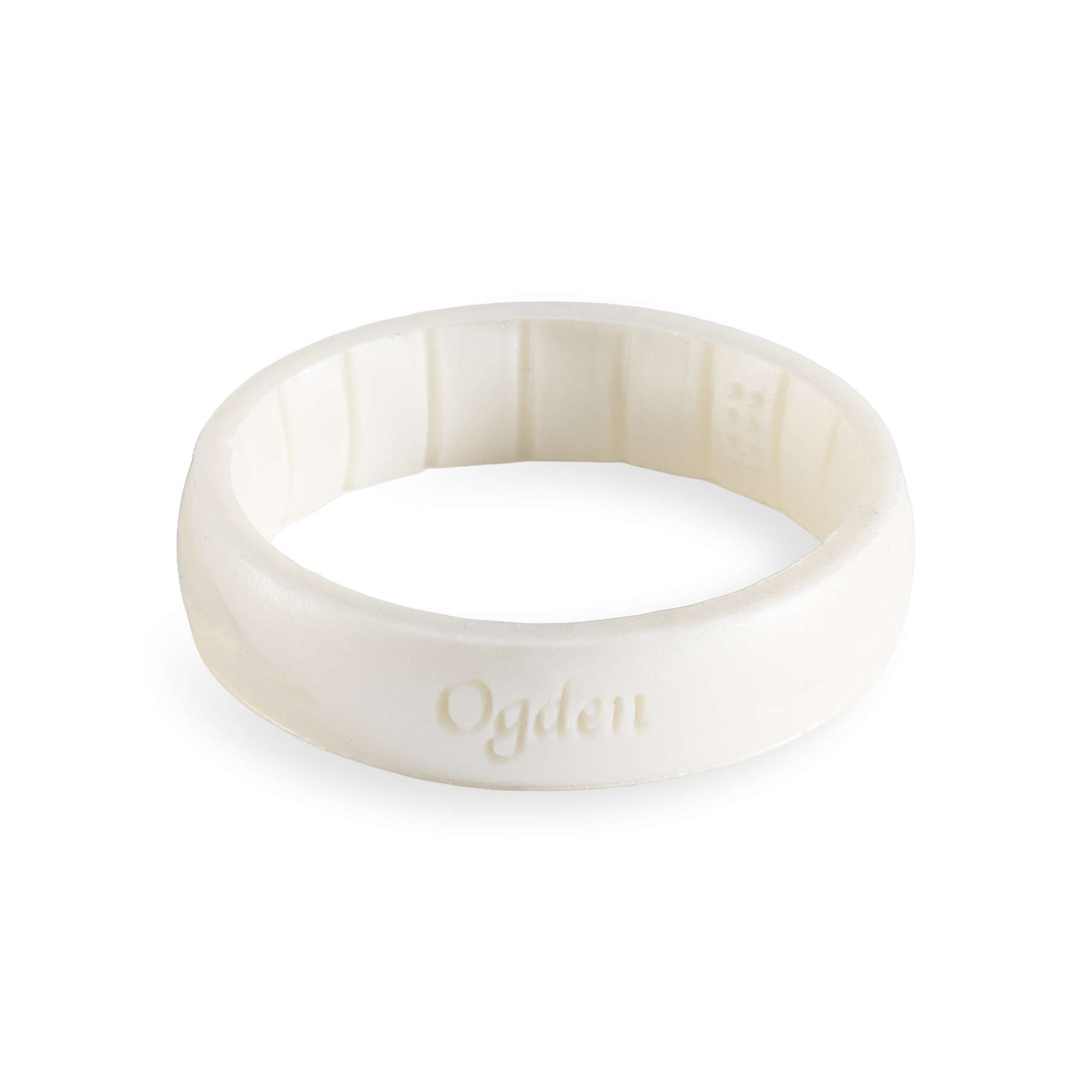 Ogden Temple Thin Silicone Ring, , large
