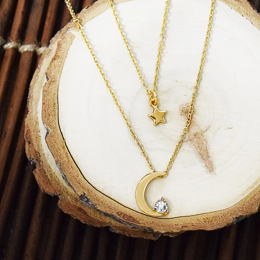 He Knows You Star Necklace, , large