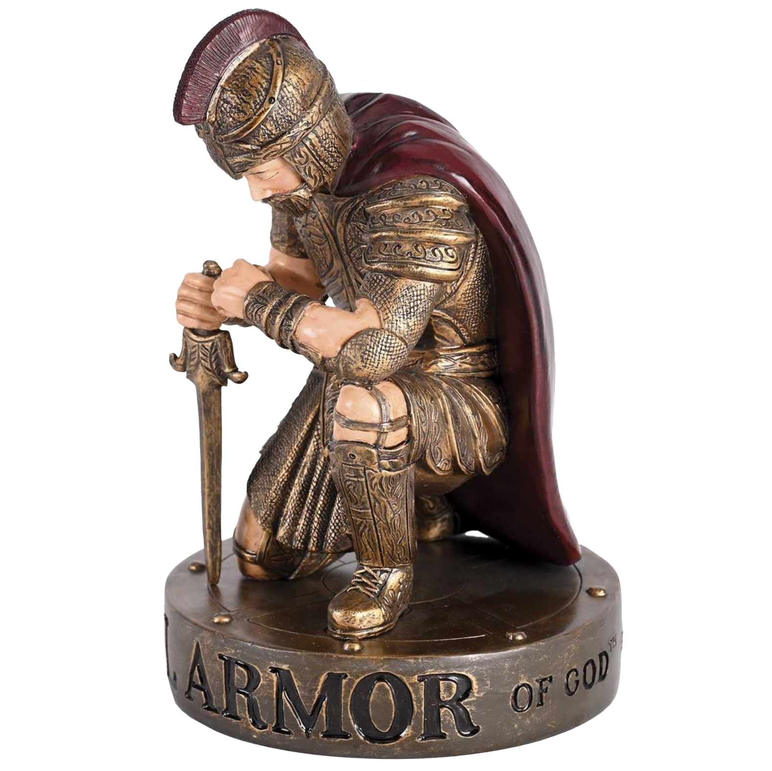 Kneeling Full Armor of God Figurine, , large image number 2