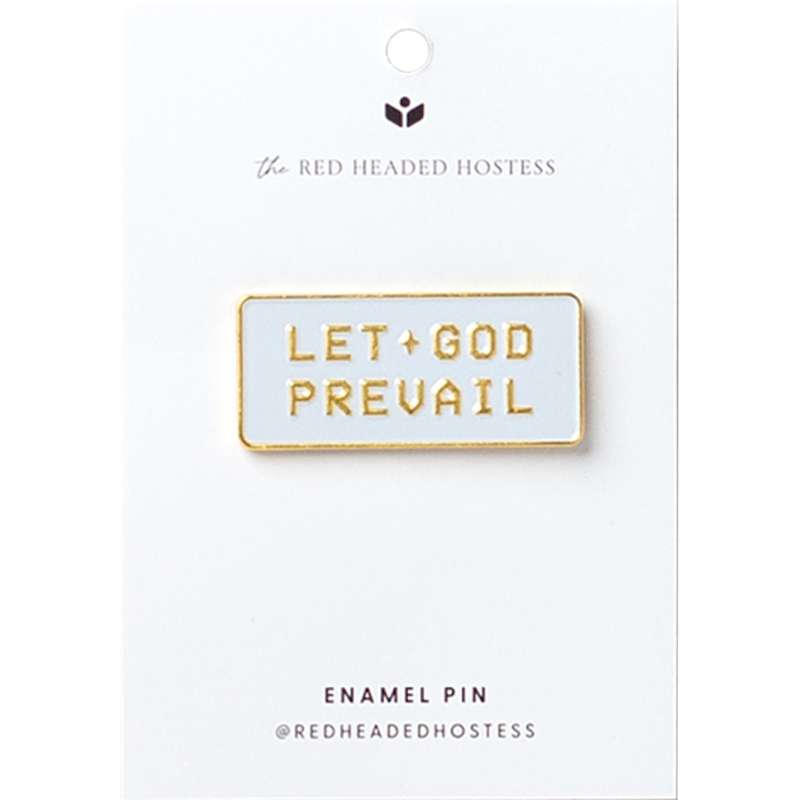 Let God Prevail Enamel Pin