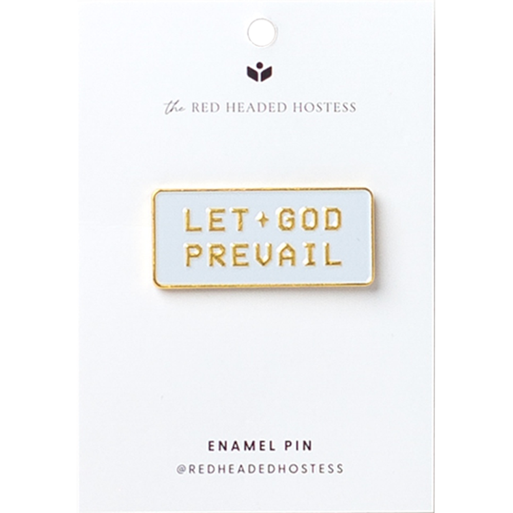 Let God Prevail Enamel Pin,  Let God Prevail Enamel Pin