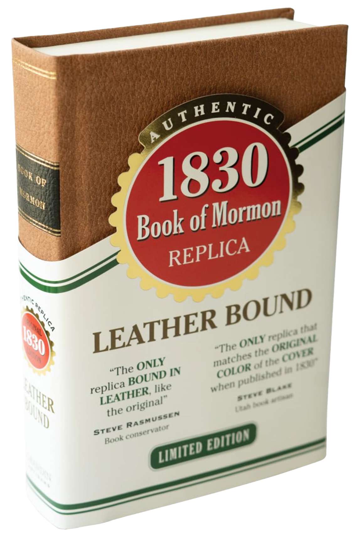 Book of Mormon Replica, 1830 Leather-bound Edition
