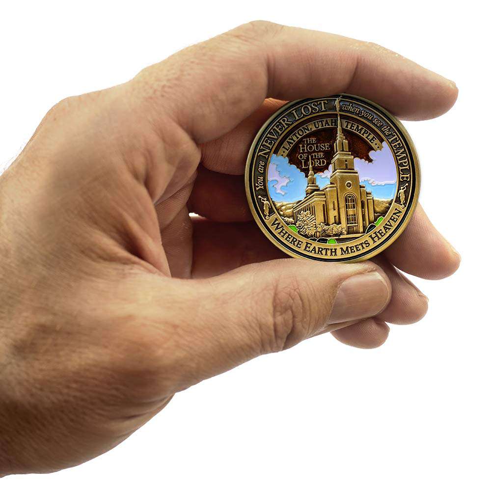 Layton Utah Temple Medallion Coin, , large image number 5