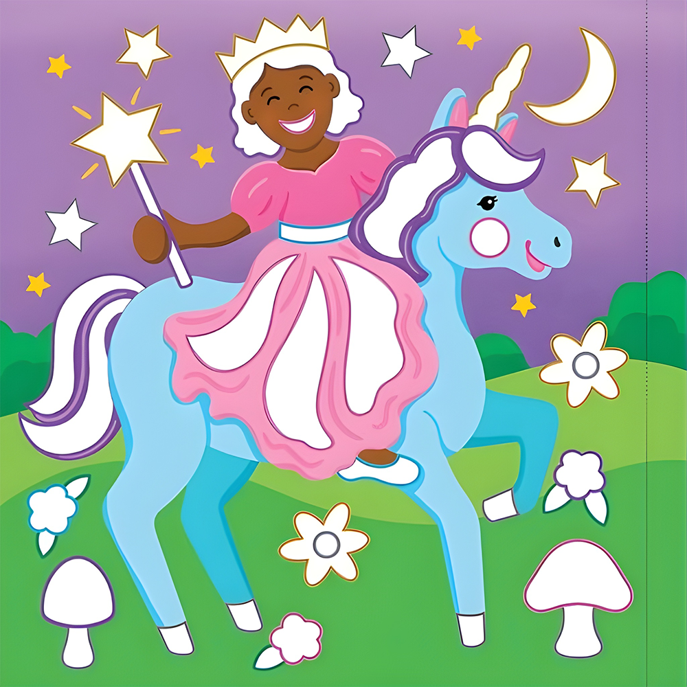 Color-By-Foil Sticker Book Unicorns, , large image number 5