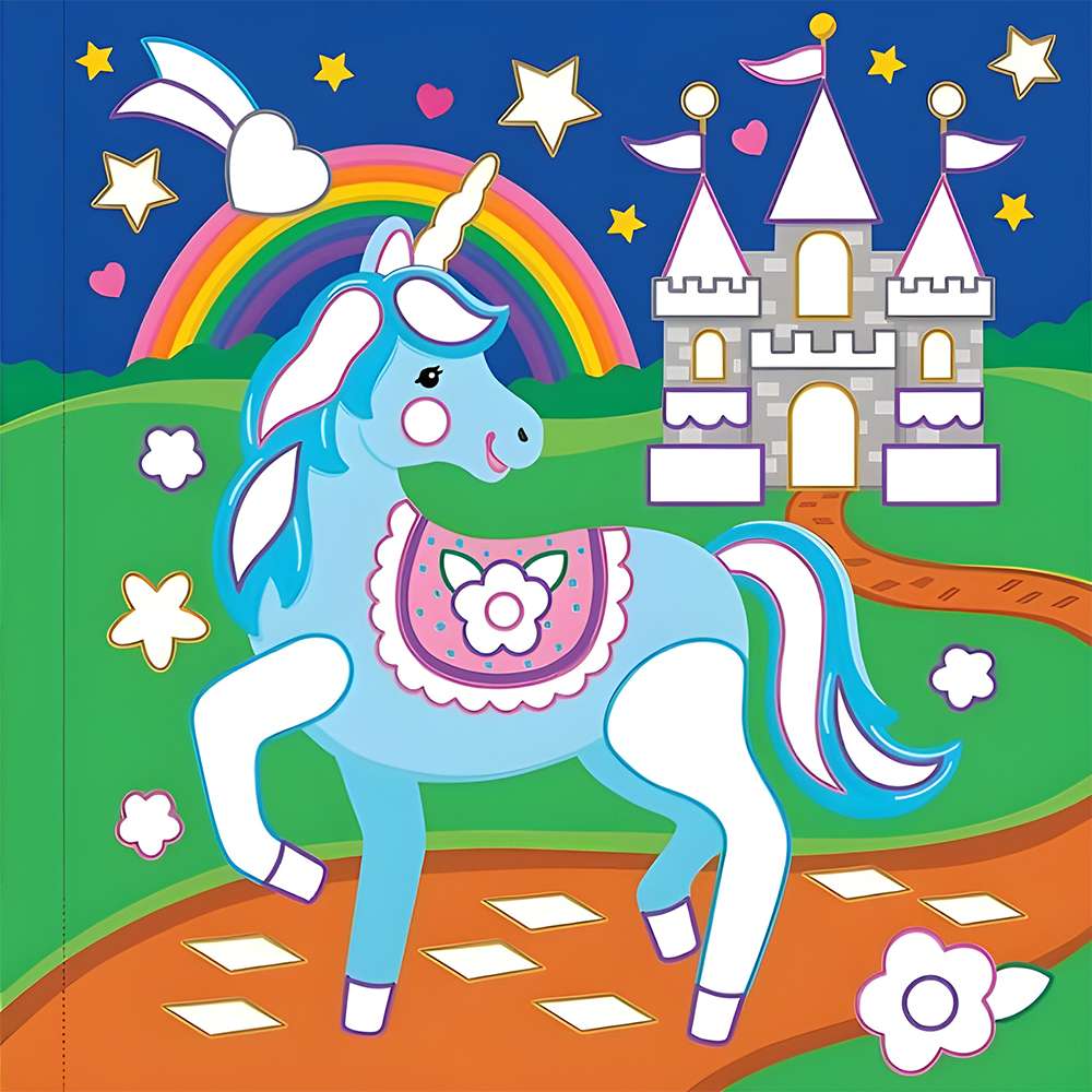 Color-By-Foil Sticker Book Unicorns, , large image number 4