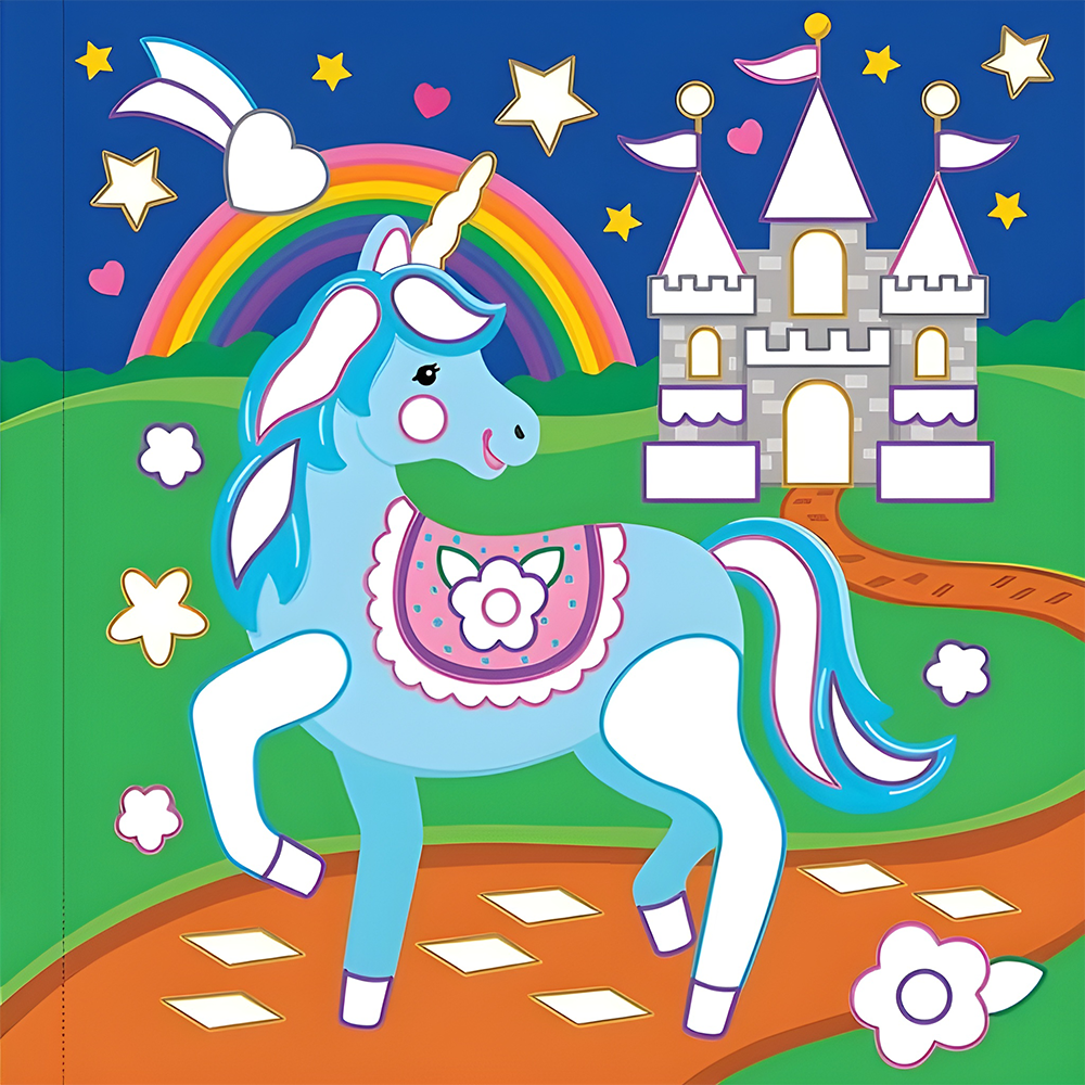 Color-By-Foil Sticker Book Unicorns, , large image number 4