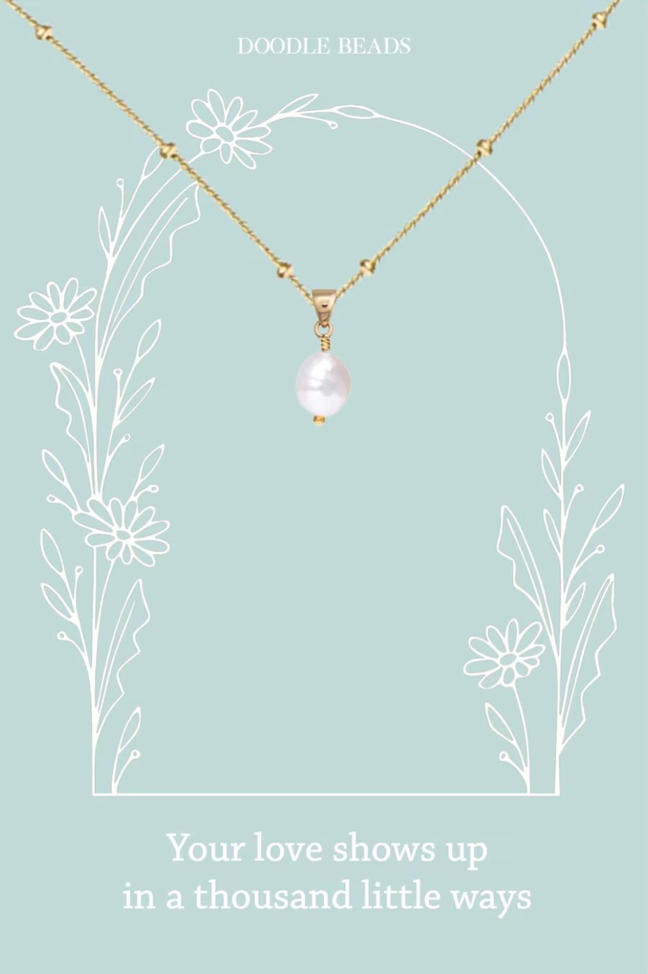 Your Love Pearl Drop Necklace