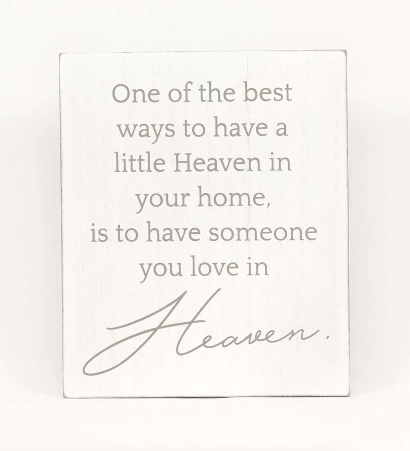Someone You Love in Heaven (8X10 Plaque)