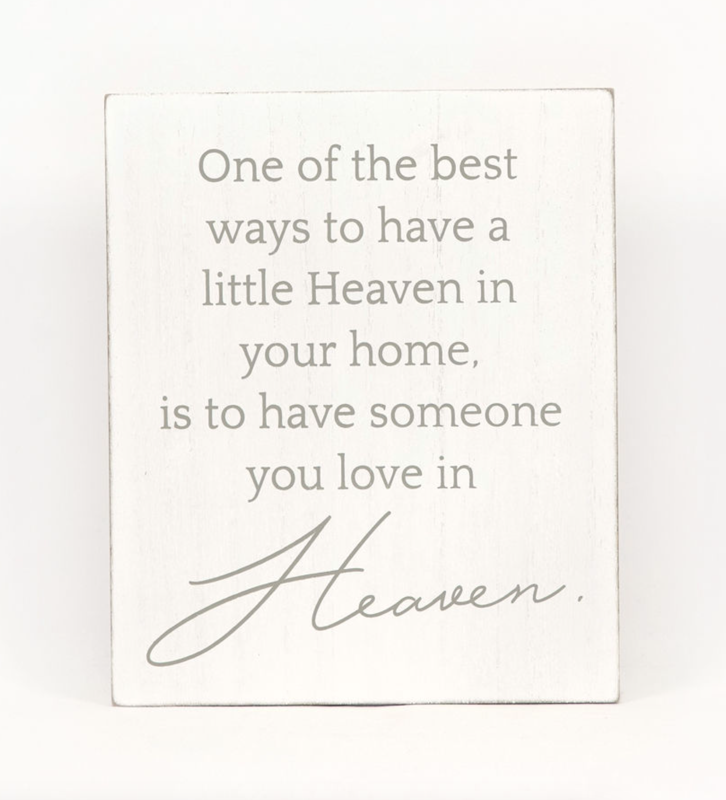 Someone You Love in Heaven (8X10 Plaque)