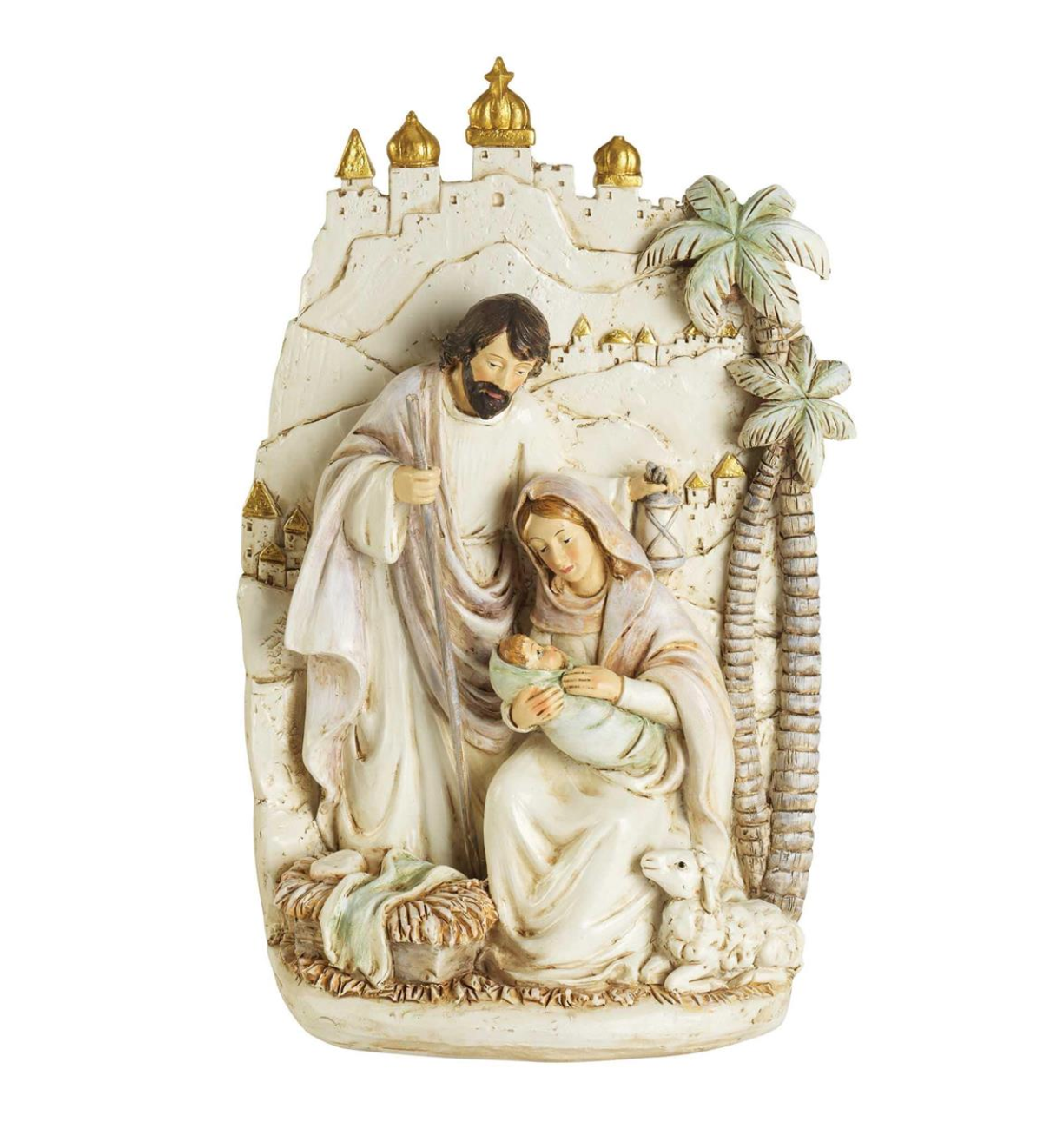 Holy Family Bethlehem Resin Nativity Figurine