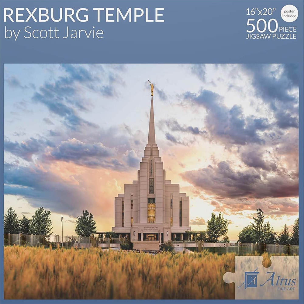 Rexburg Idaho Temple 500 Piece Puzzle