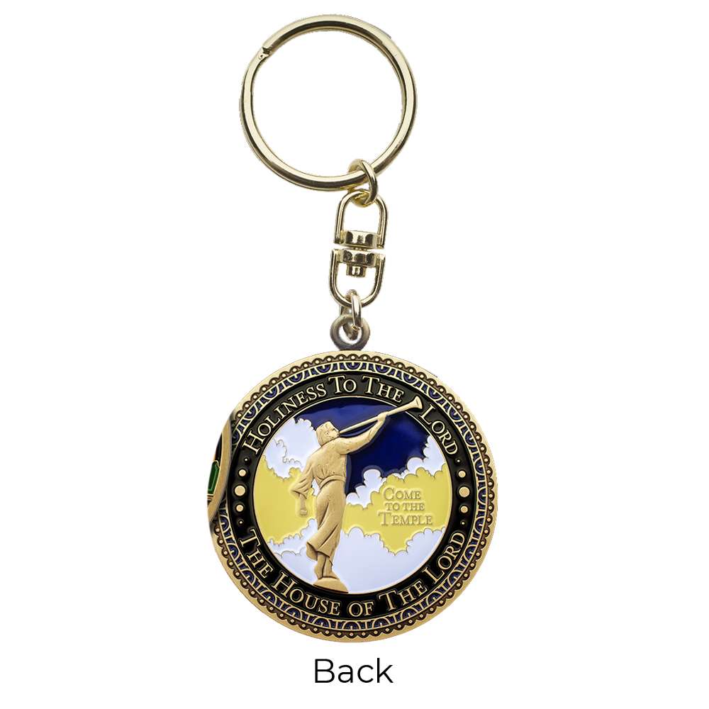 Meridian Idaho Temple Keychain, , large