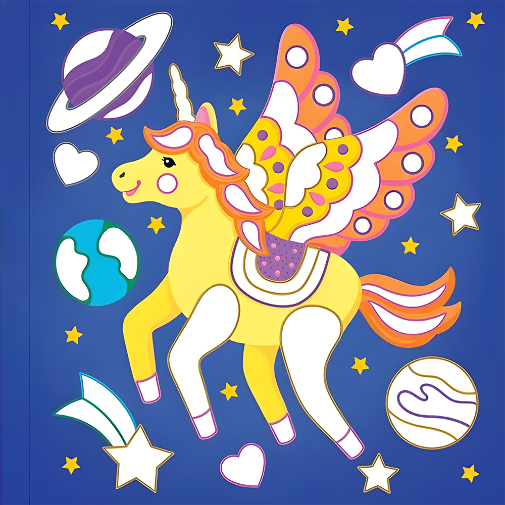 Color-By-Foil Sticker Book Unicorns, , large image number 6