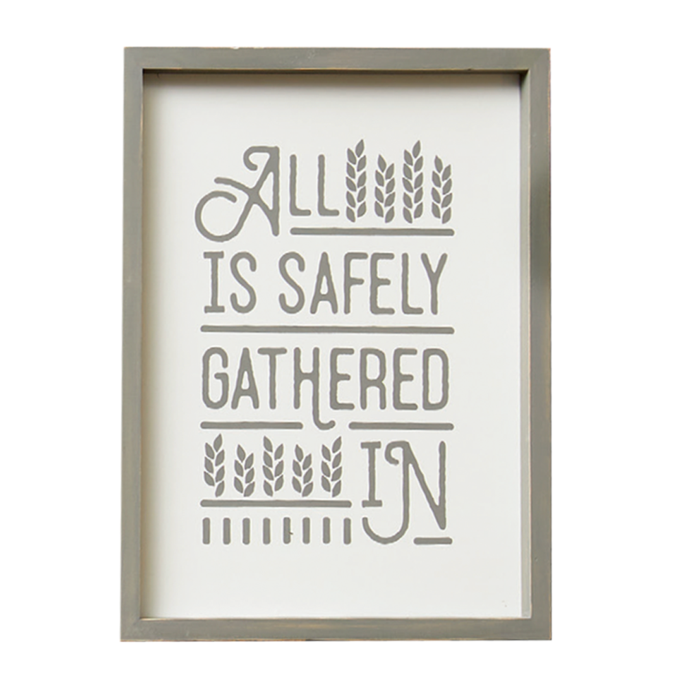 All Is Safely Gathered (12x16 Plaque)
