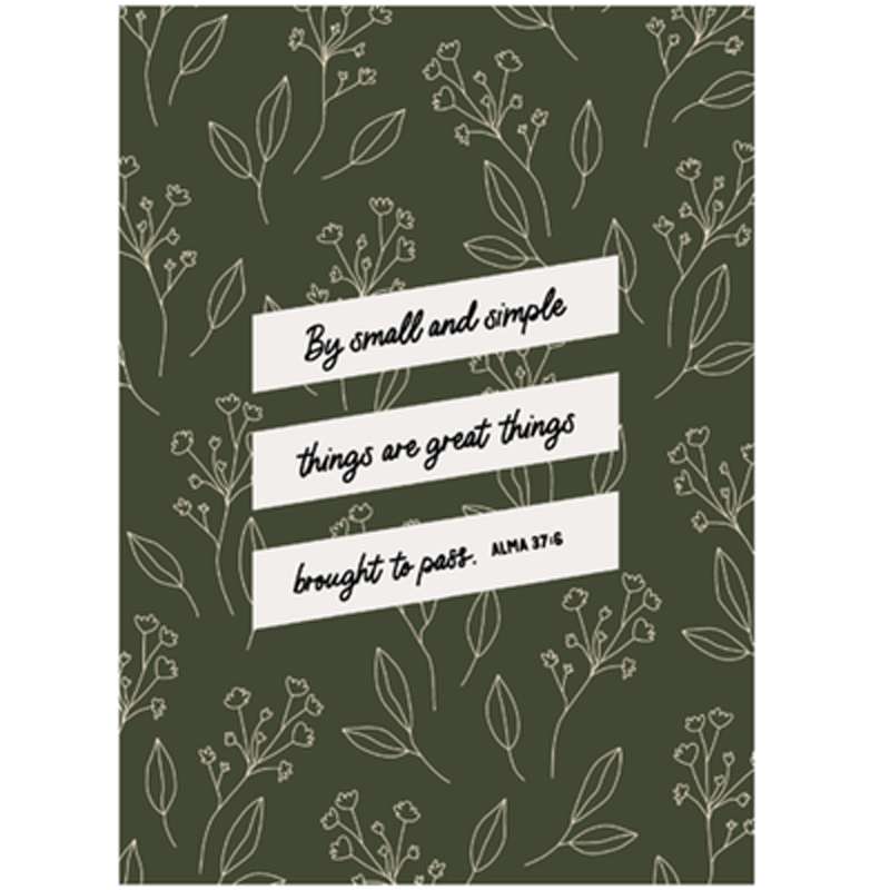 By Small and Simple Things 5x7 Print