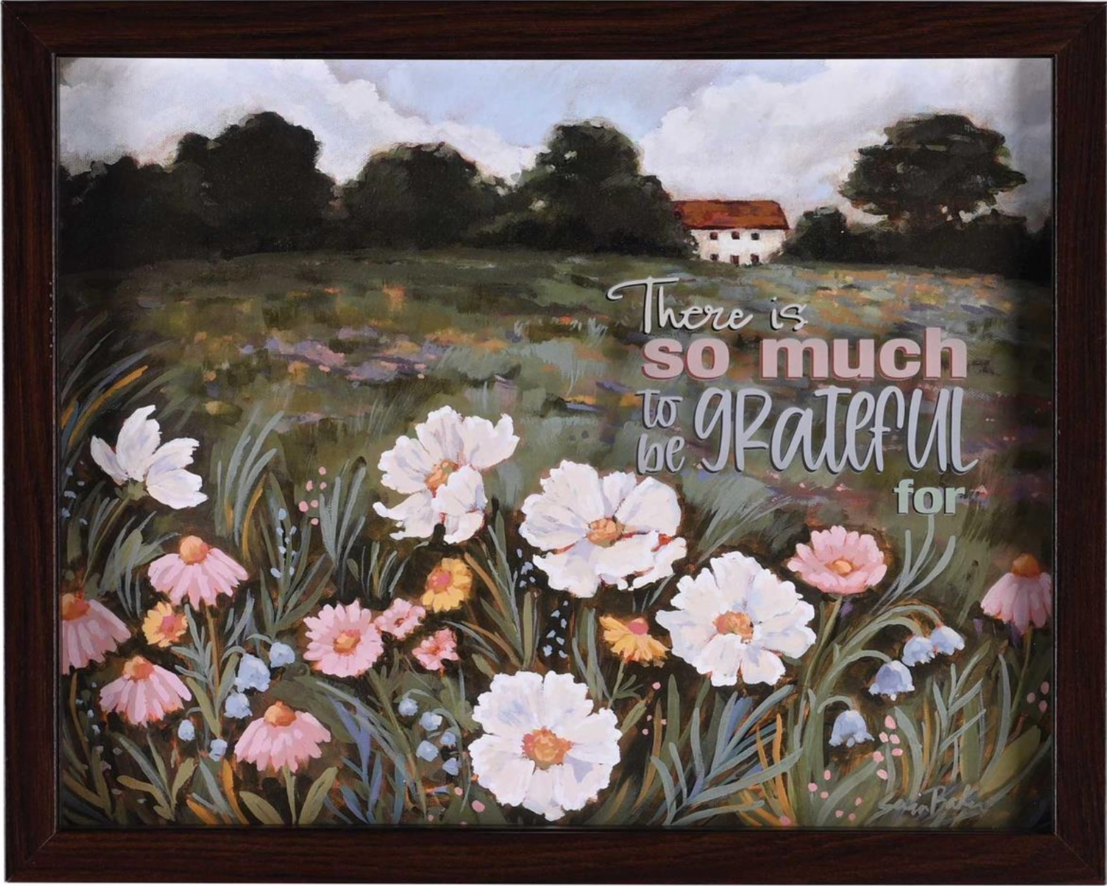 So Much to Be Grateful For (14x11 Framed Art)