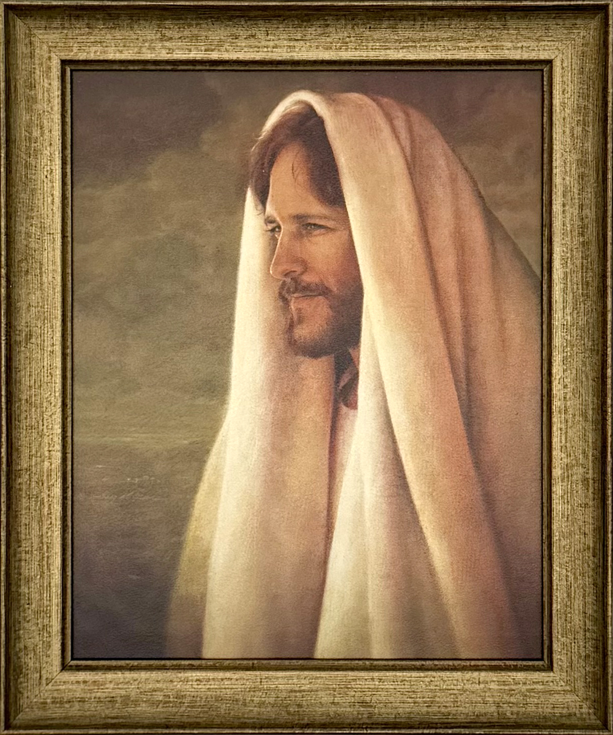 Gentle Healer (10x12 Framed Textured Paper Print)