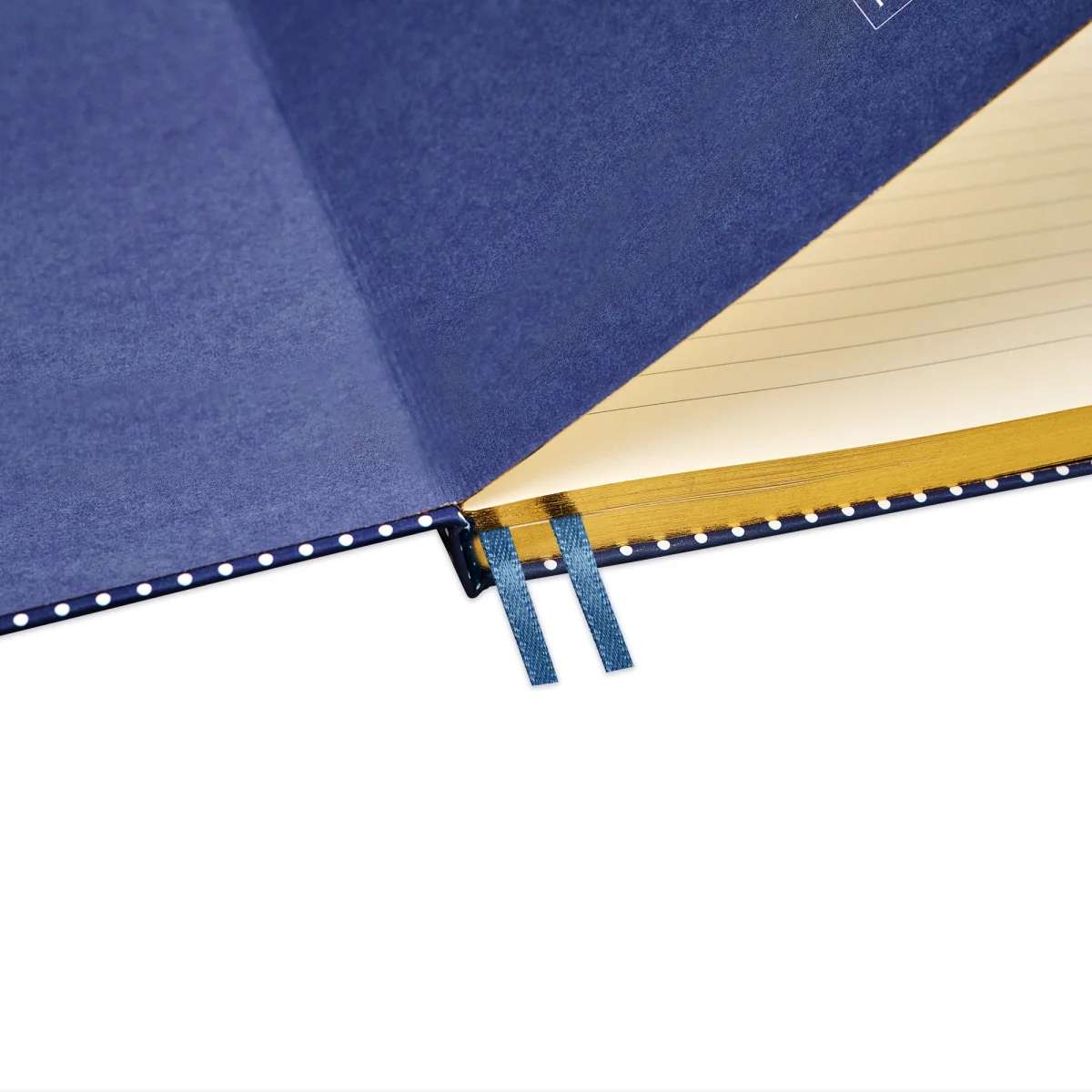 Polka Dot Navy Journal, , large