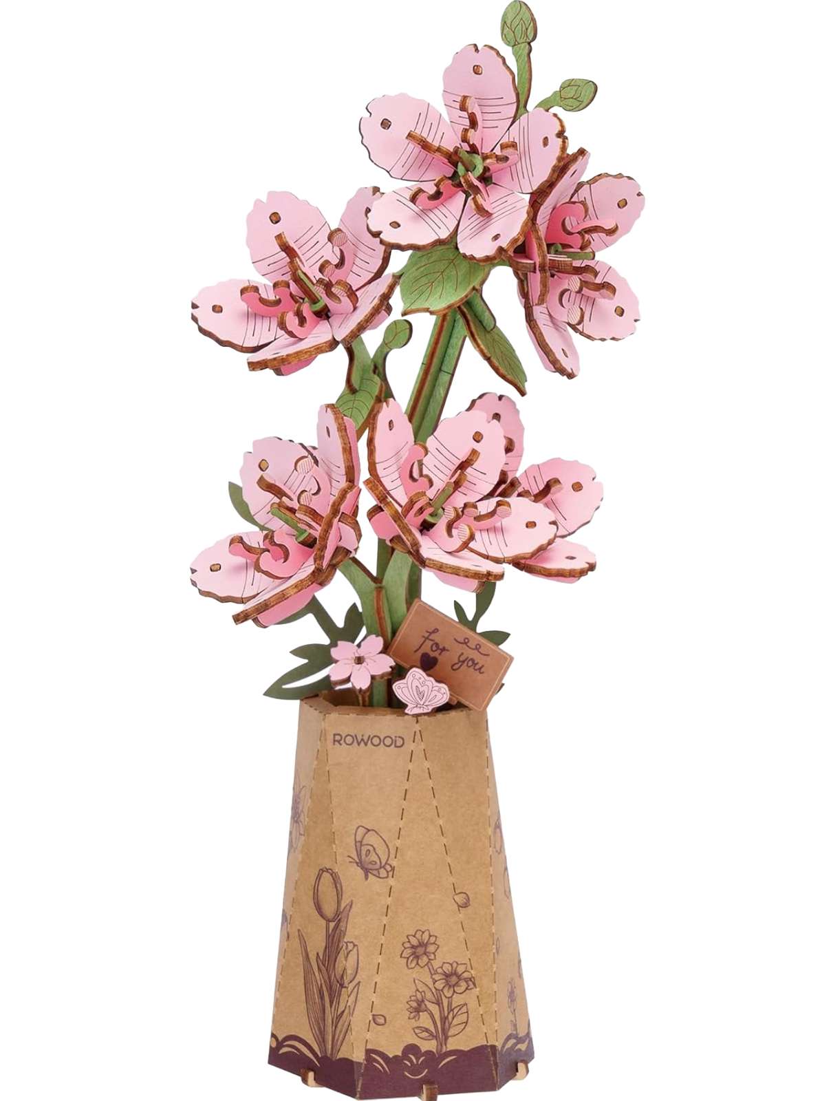 Sakura Flower 113 Piece Wooden Puzzle