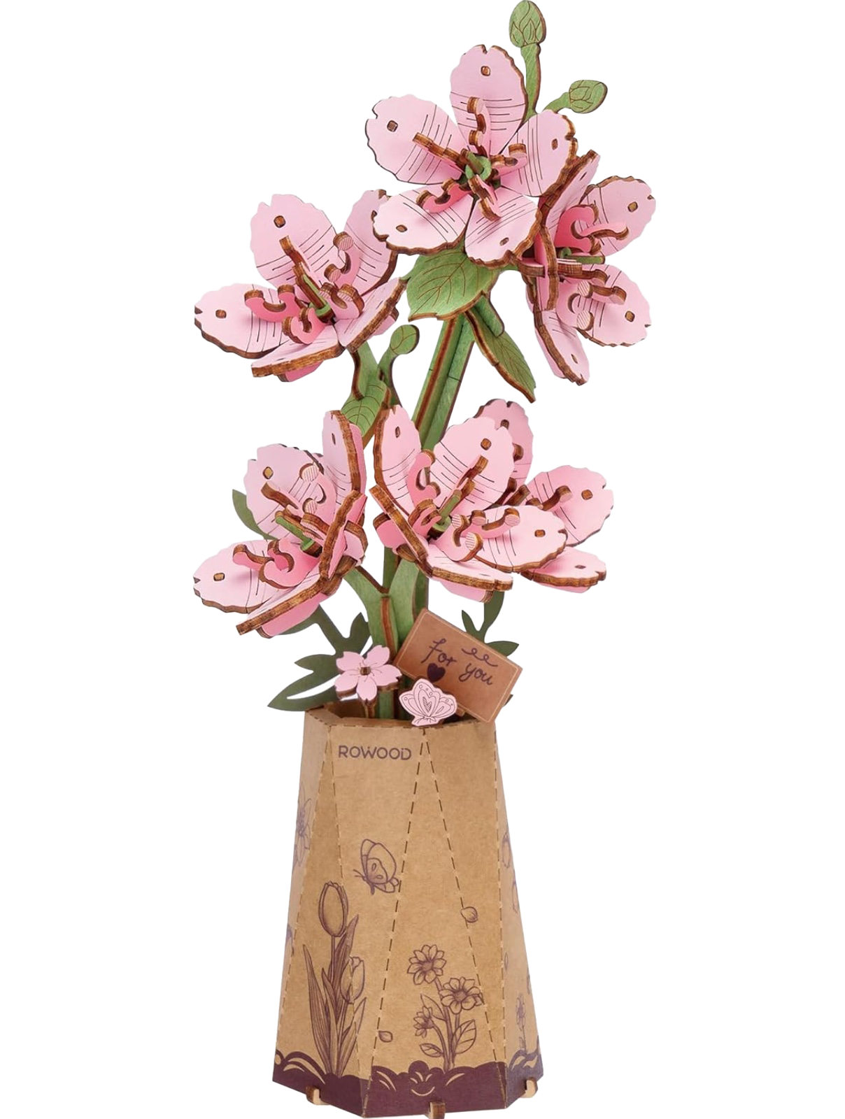Sakura Flower 113 Piece Wooden Puzzle