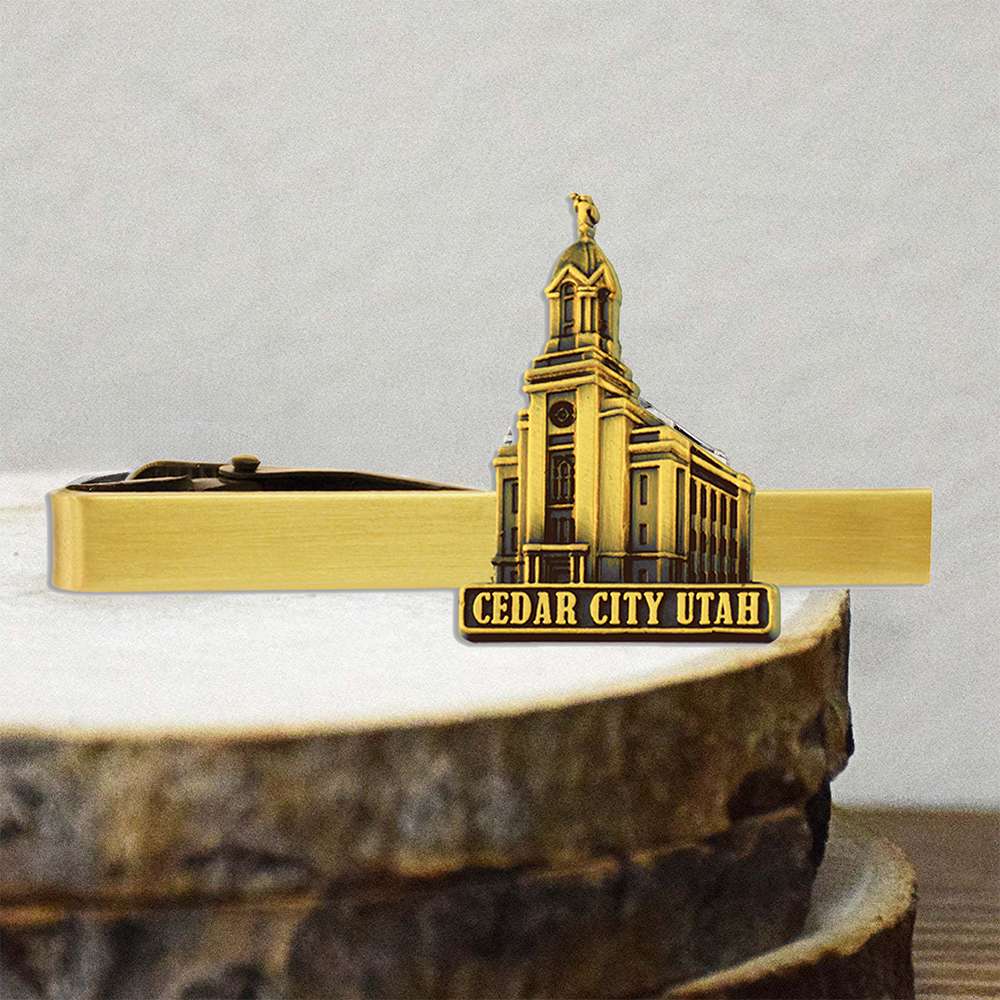 Cedar City Temple Tie Bar, , large image number 3