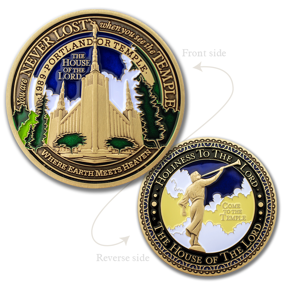 Portland Oregon Temple Medallion,  Portland Oregon Temple Medallion