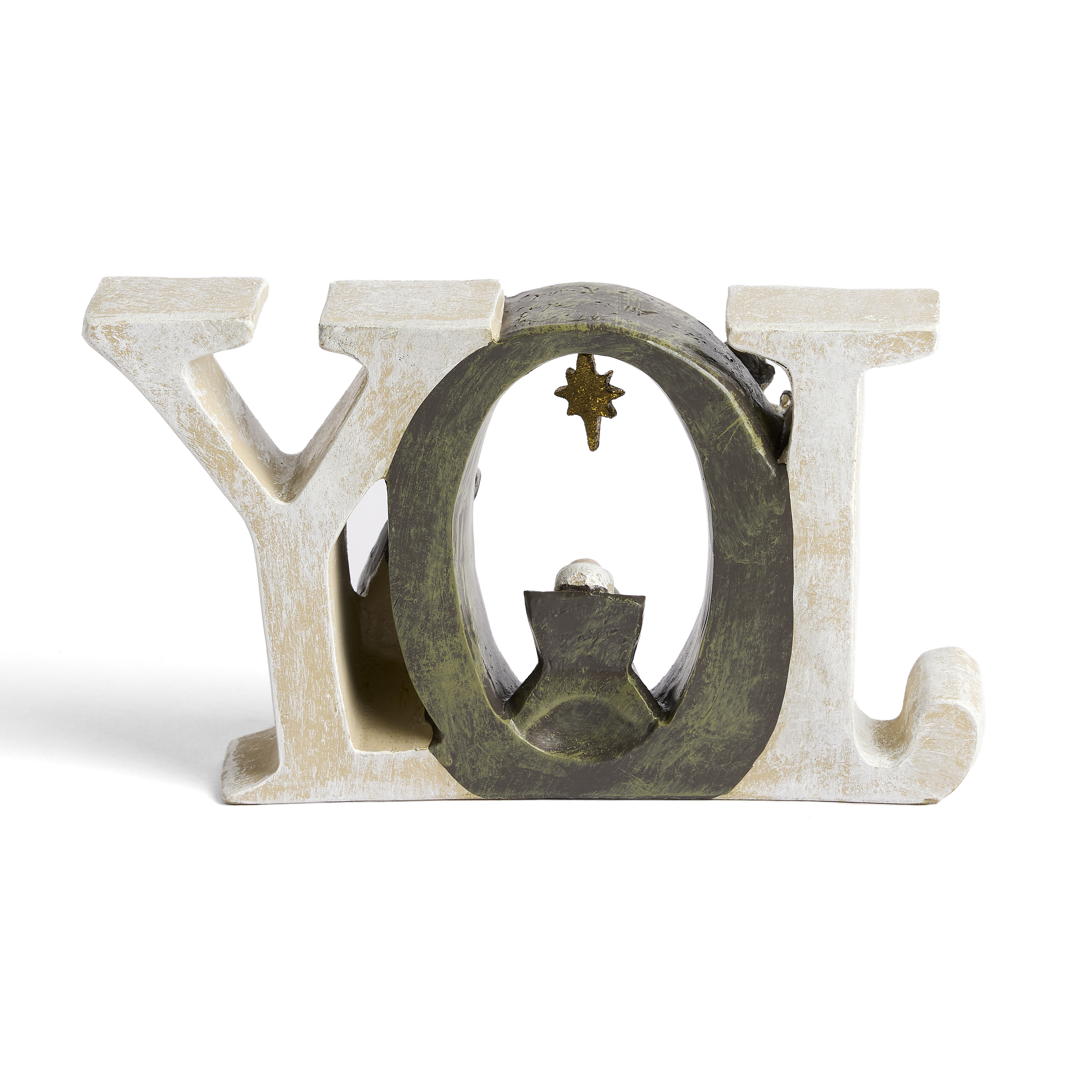 "Joy" Holy Family Resin Nativity Block, , large image number 2