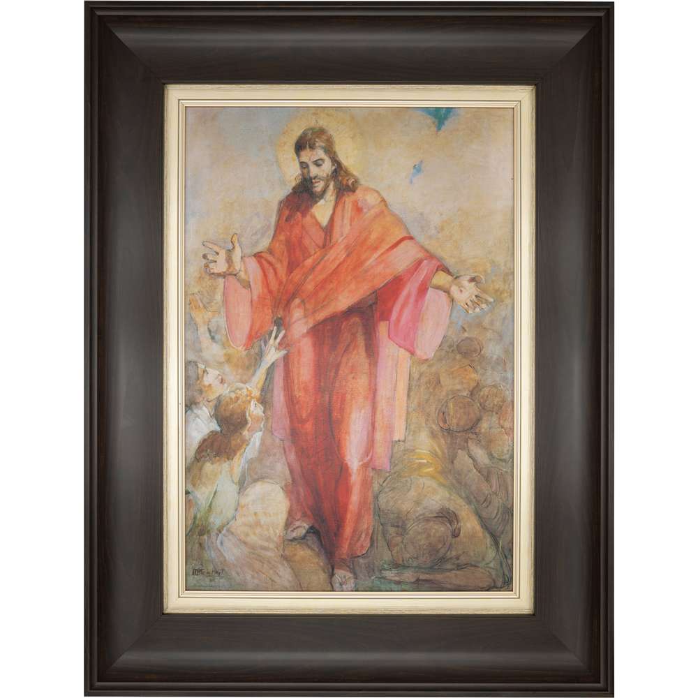 Christ in the Red Robe (29x22 Framed Size)