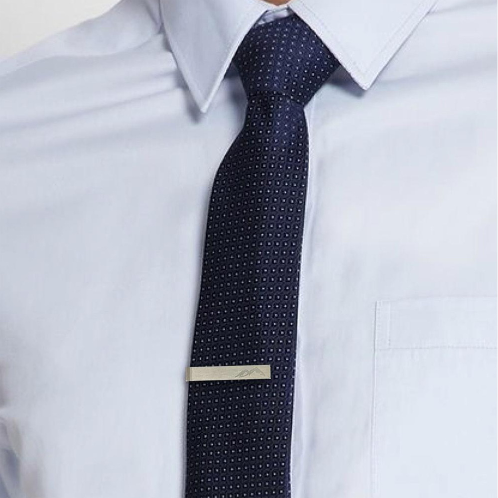 Faith Moves Mountains Tie Bar, , large image number 2