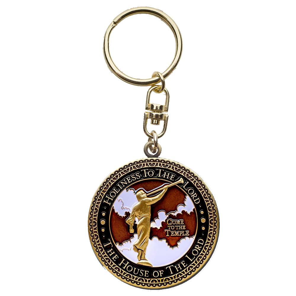Bountiful Utah Temple Keychain, , large image number 2