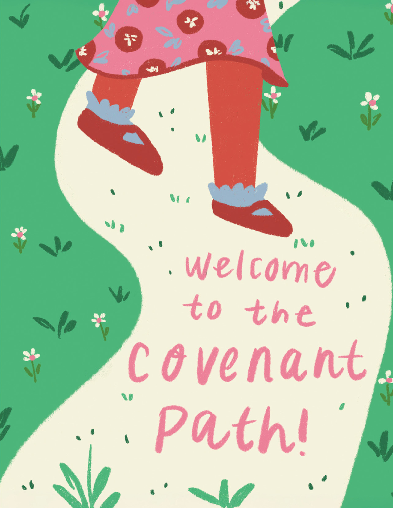 Covenant Path Greeting Card (Girl)