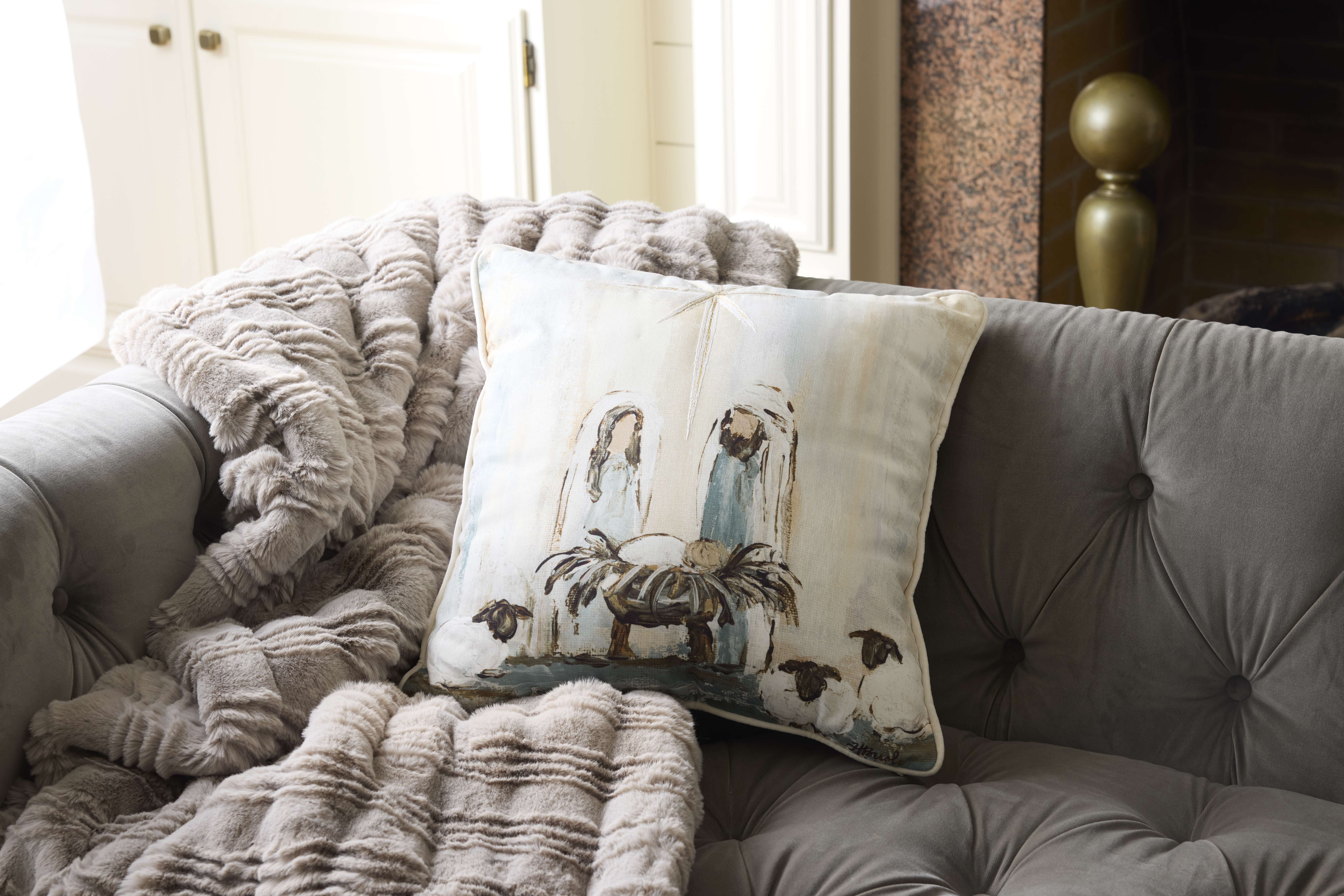 Holy Family Nativity Pillow, , large image number 2