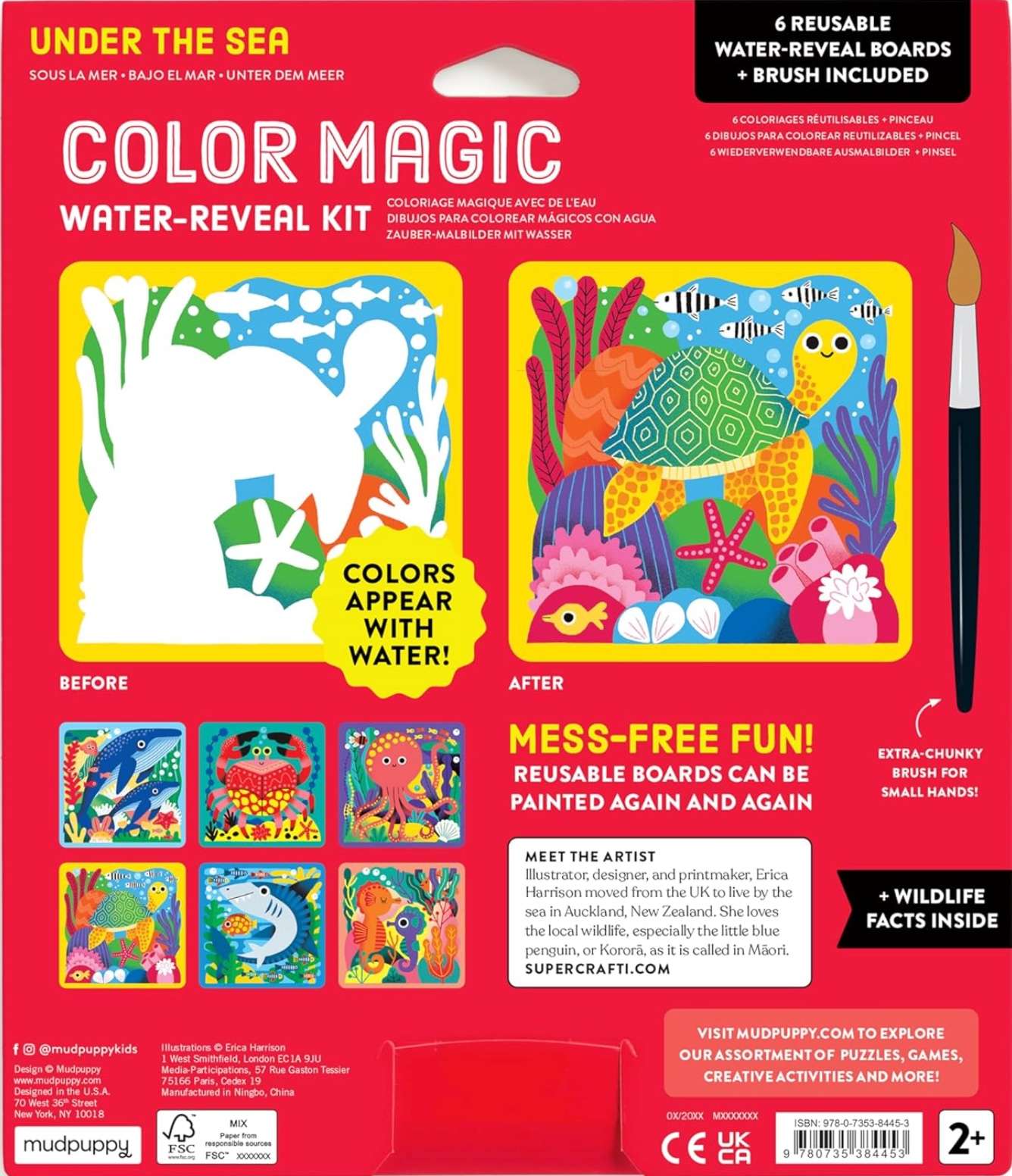 Under The Sea Color Magic Water-Reveal Kit, , large image number 2