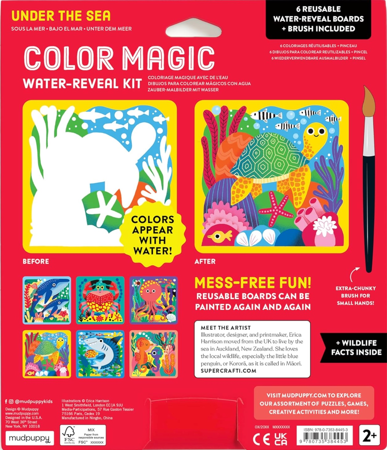 Under The Sea Color Magic Water-Reveal Kit, , large image number 2