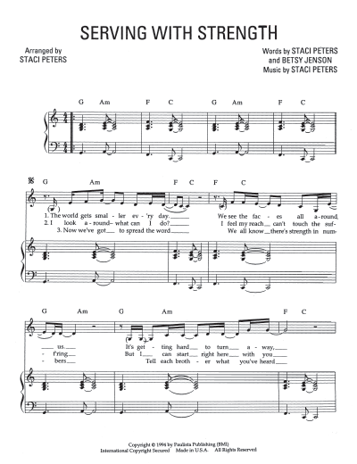 Serving With Strength