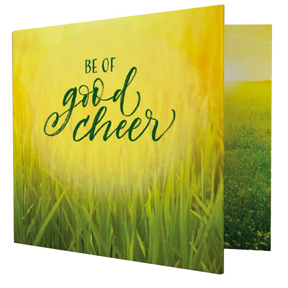 Greeting Card with a Message: Good Cheer