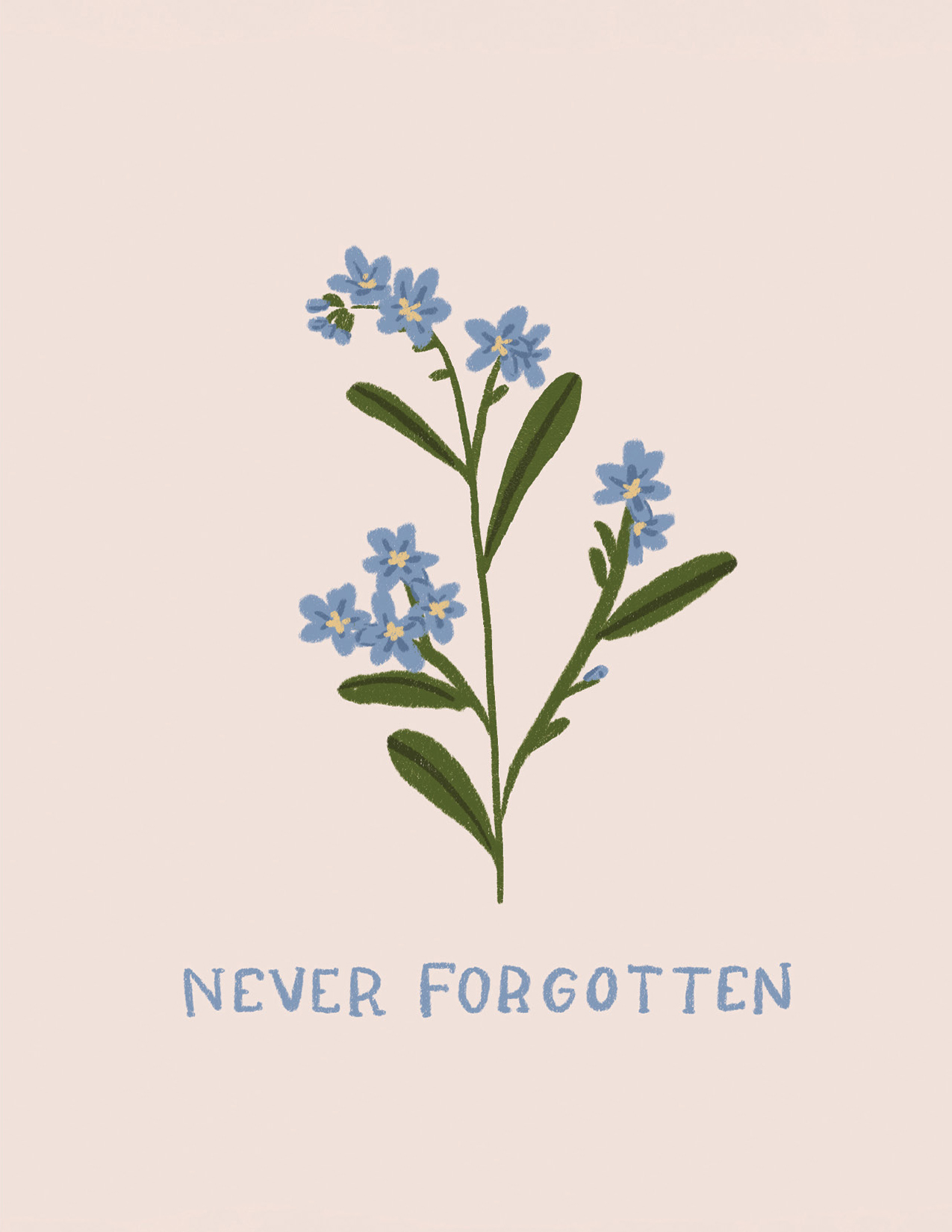 Never Forgotten Greeting Card