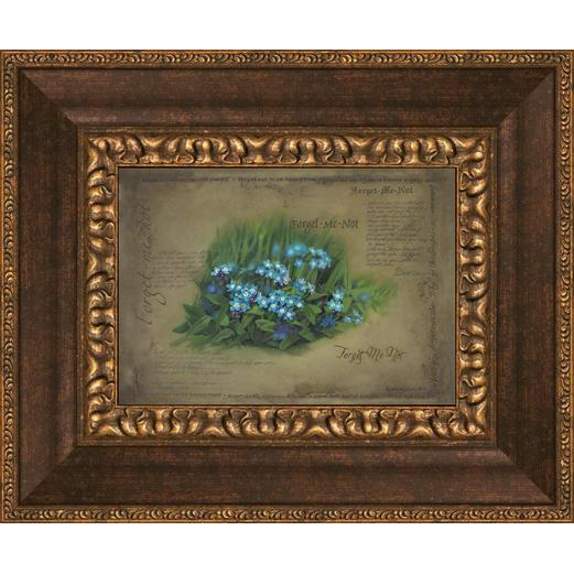 Forget Me Not (12x10 Framed Canvas)