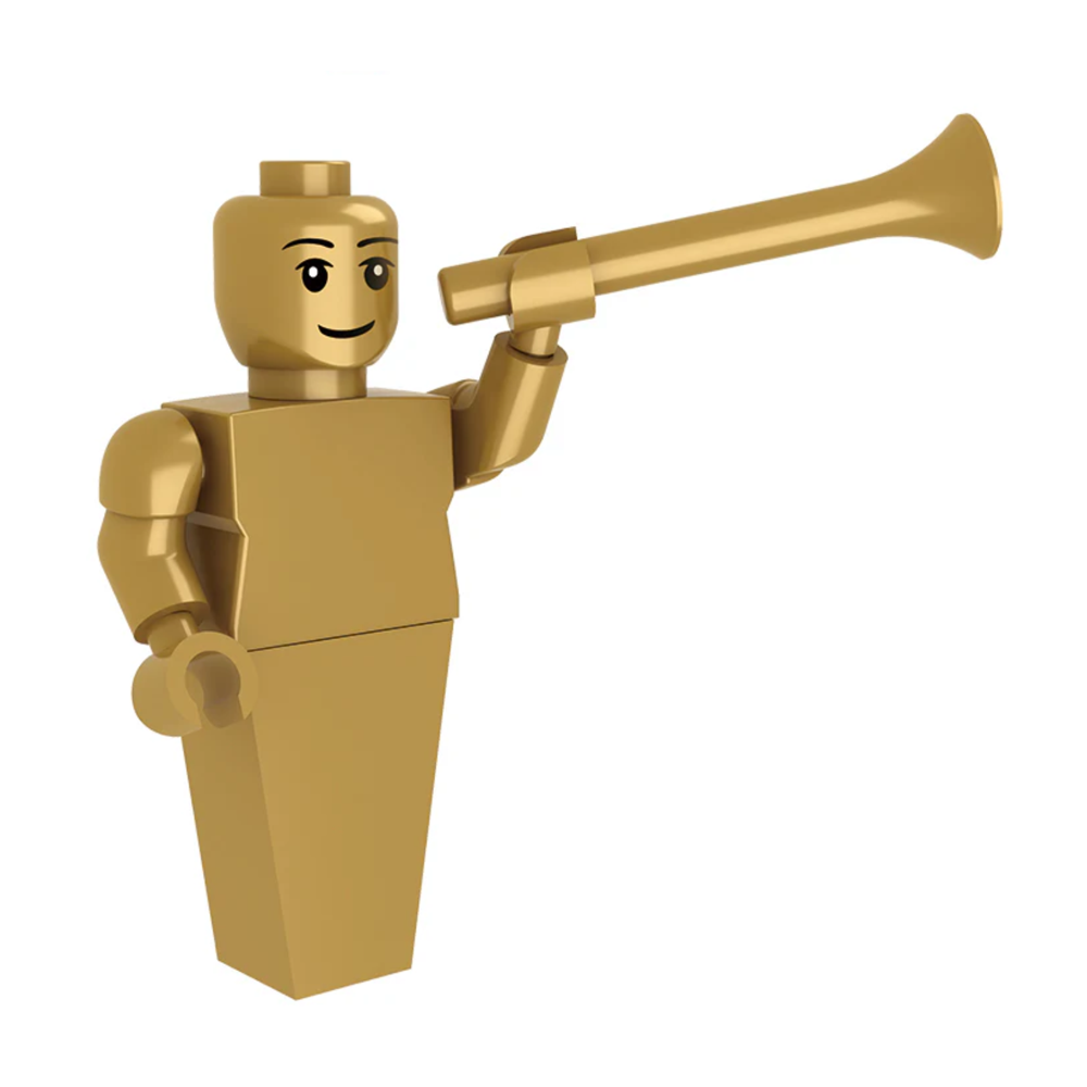 Brick 'Em Angel Moroni Figurine,  Brick 'Em Angel Moroni Figurine