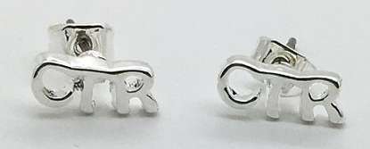 Gold and Silver CTR Earrings, , large