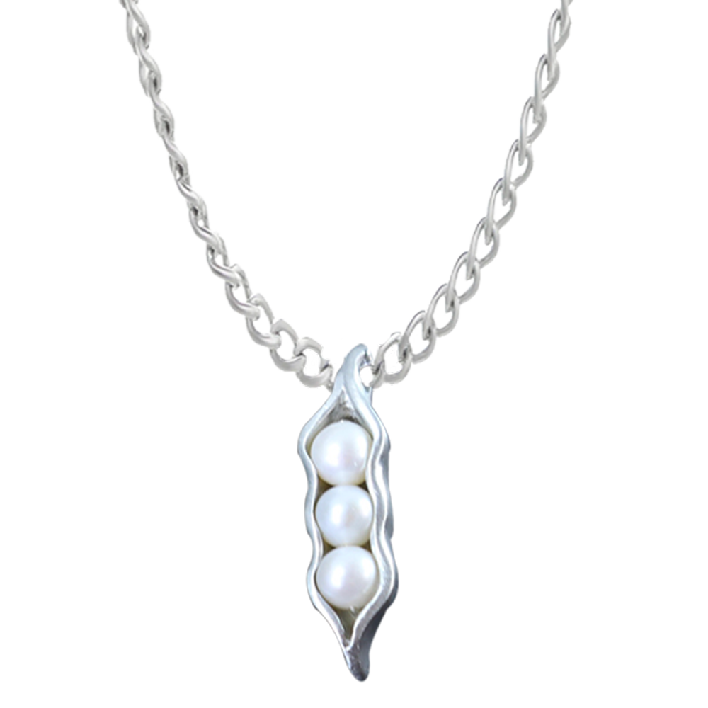 Three Sweet Peas in a Pod Necklace, , large image number 0