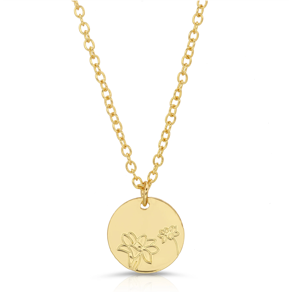 Lily Botanical Necklace, , large