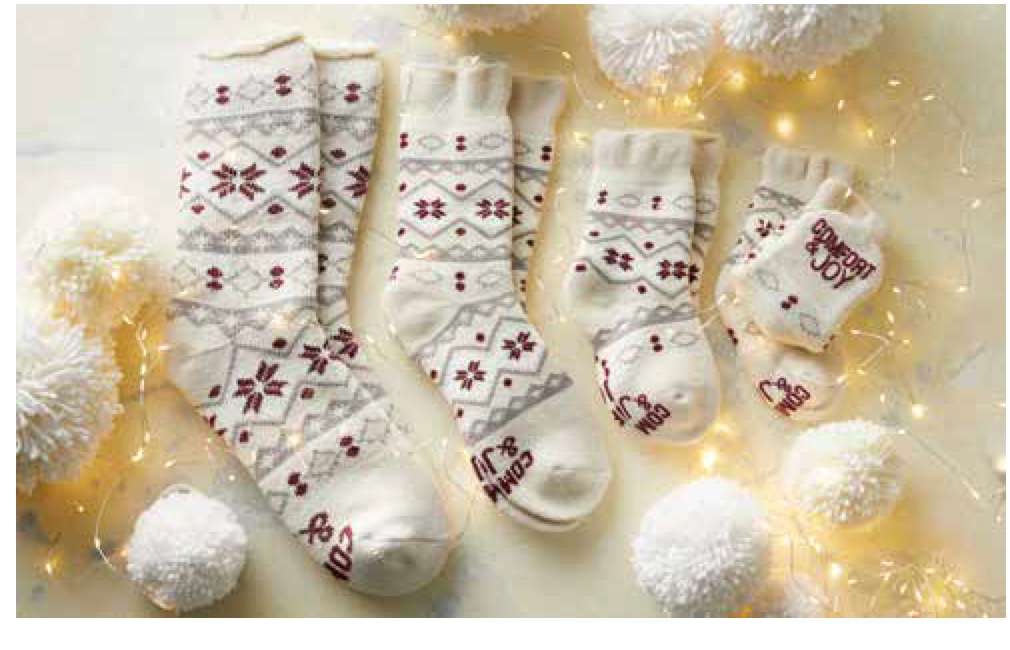 Comfort & Joy Christmas Socks, , large image number 3