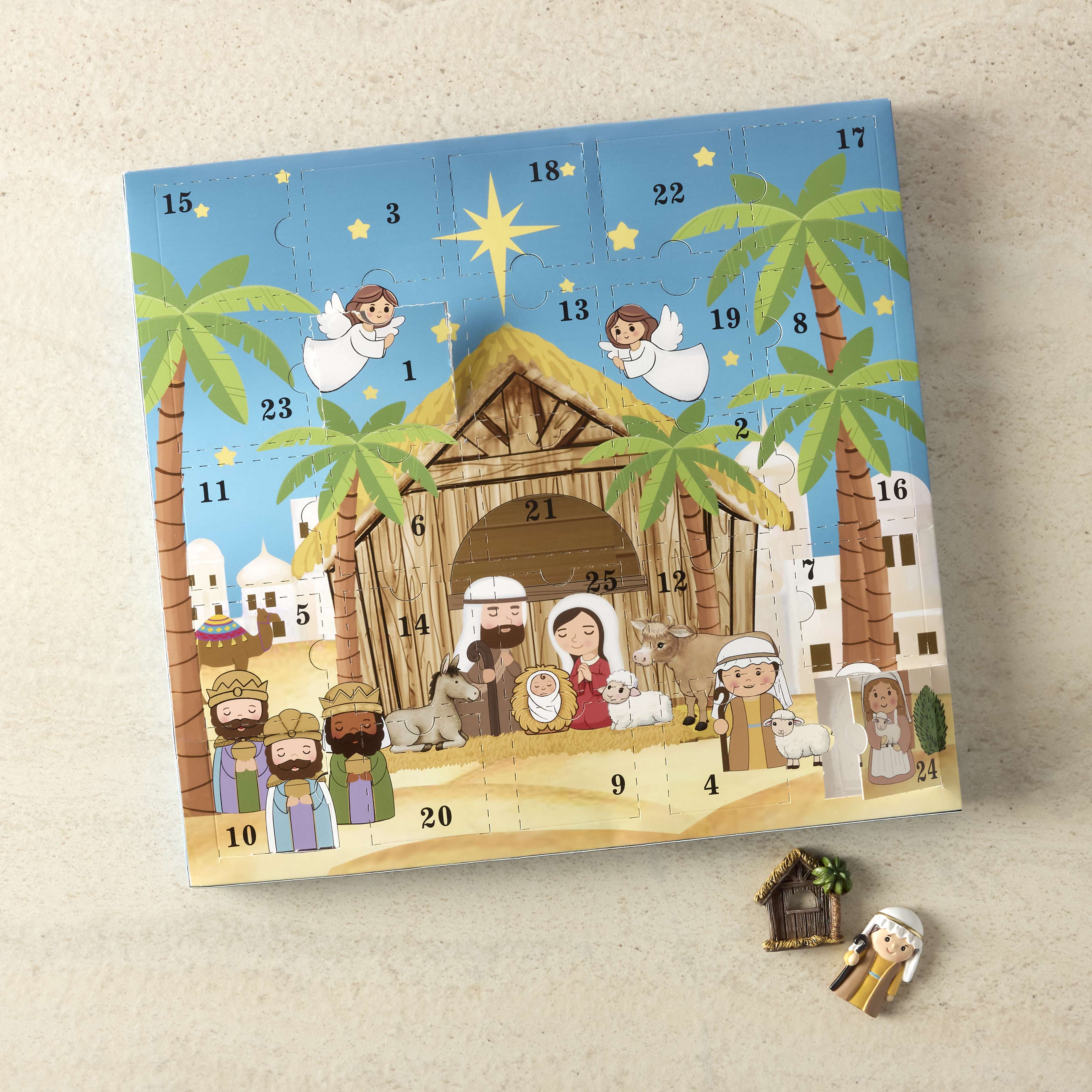 Nativity Advent Calendar with Magnets, , large image number 4