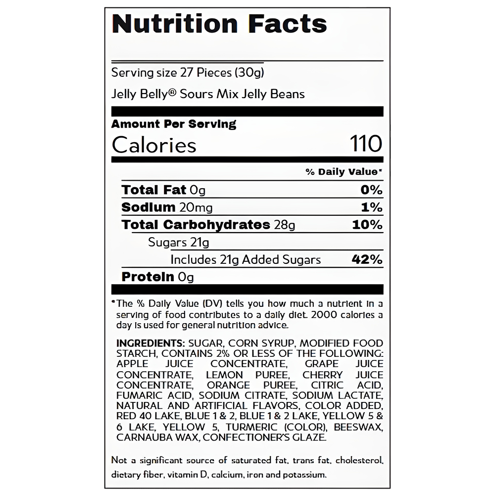 Jelly Belly Sours 7.5 Oz Bag, , large image number 2