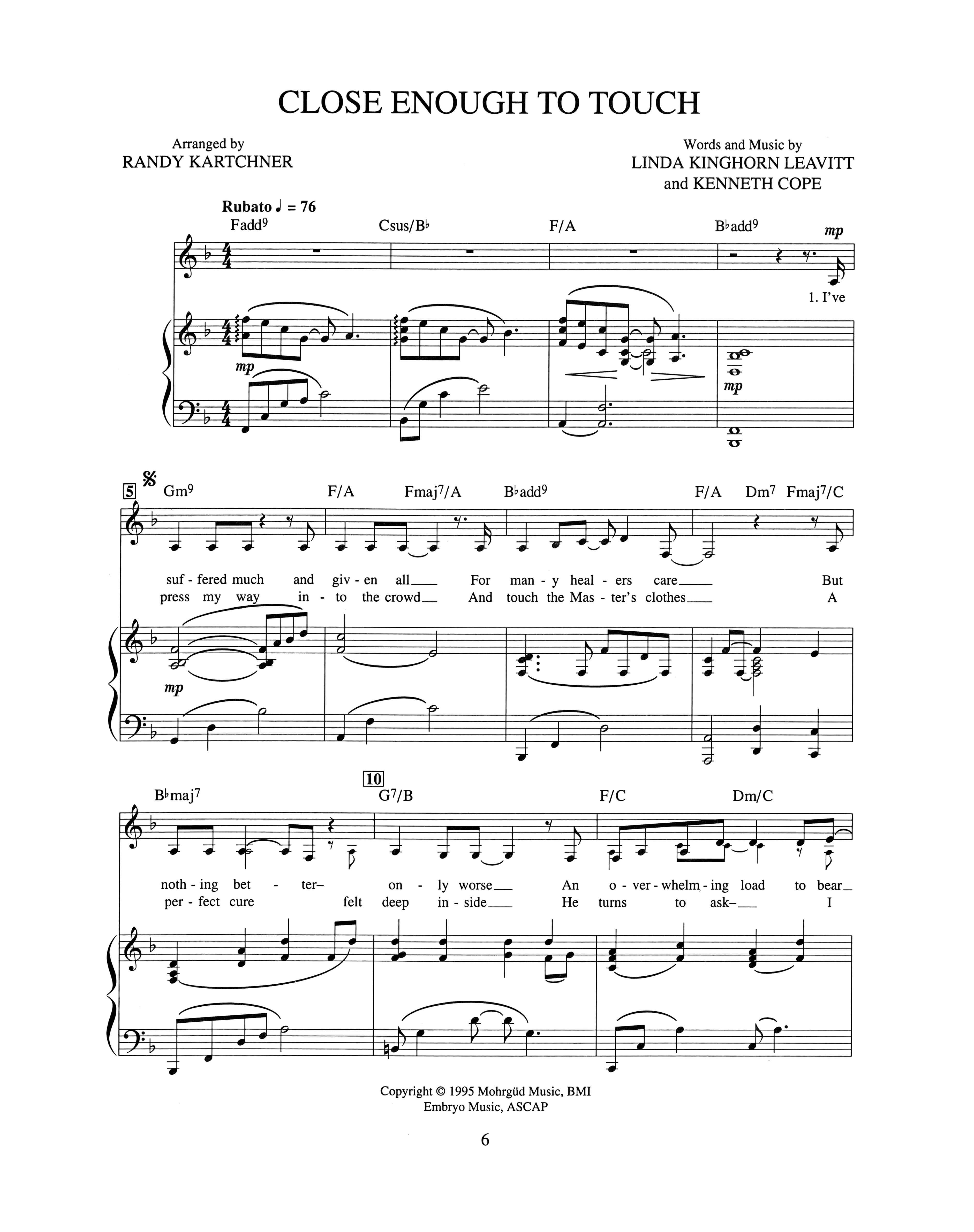 Close Enough to Touch