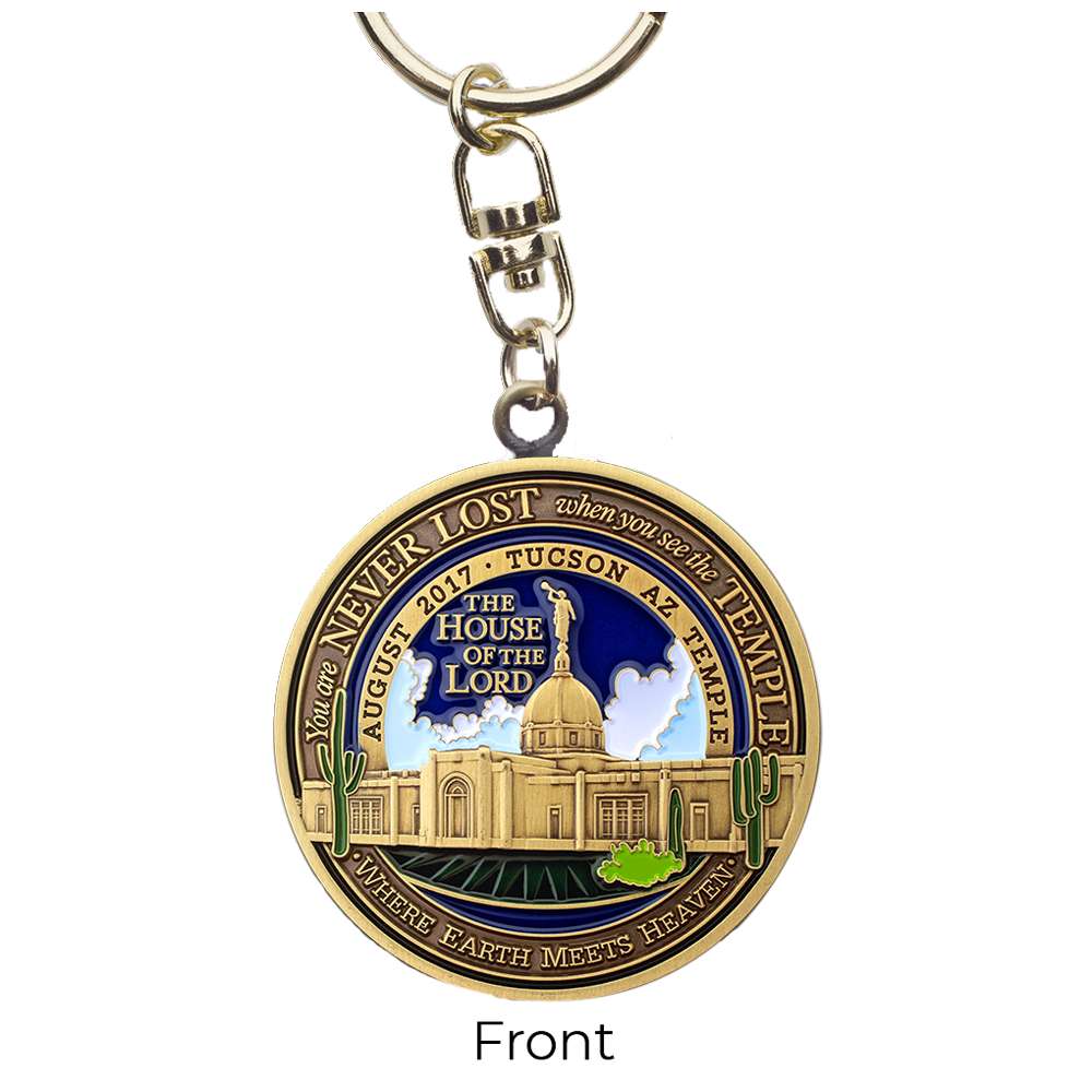 Tucson Arizona Temple Keychain