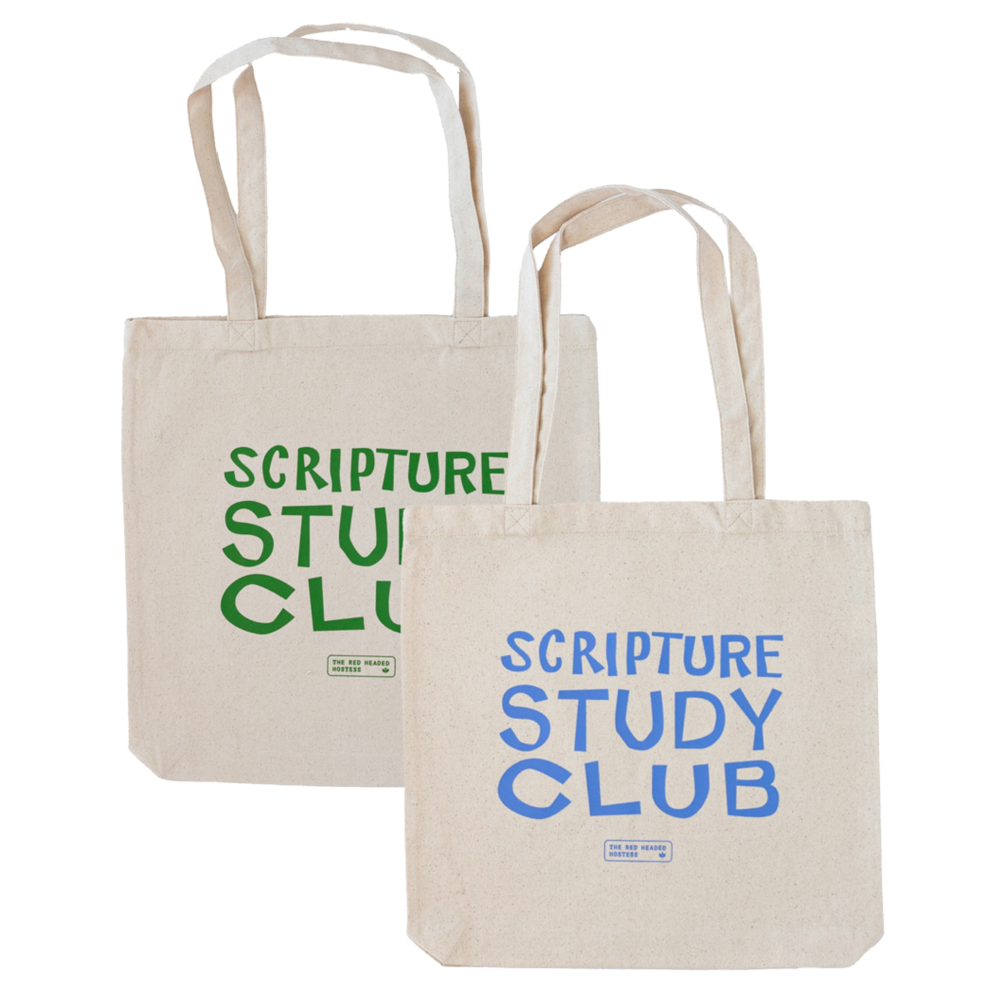 Scripture Study Club Tote Bag,  Scripture Study Club Tote Bag