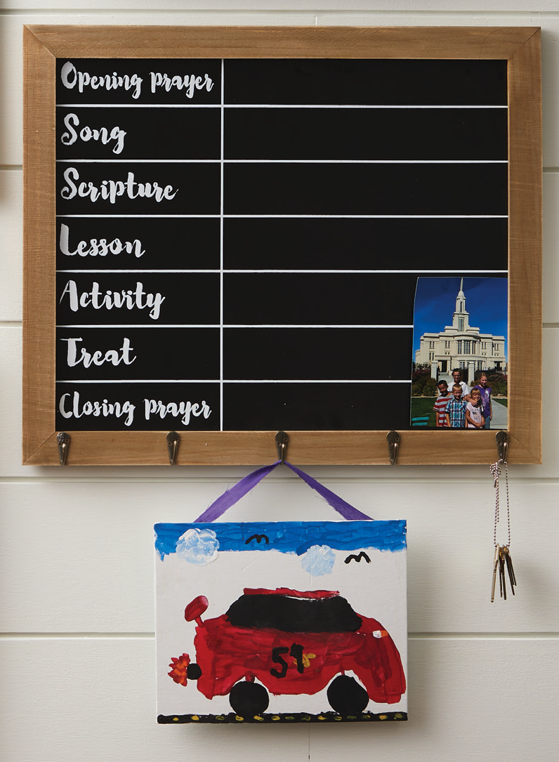 Family Home Evening Chalkboard, , large