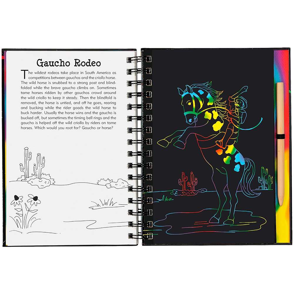 Horses Scratch And Sketch, , large